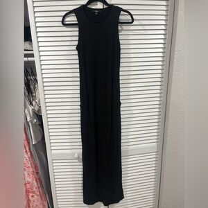 Lulu's Classic Black Maxi Dress